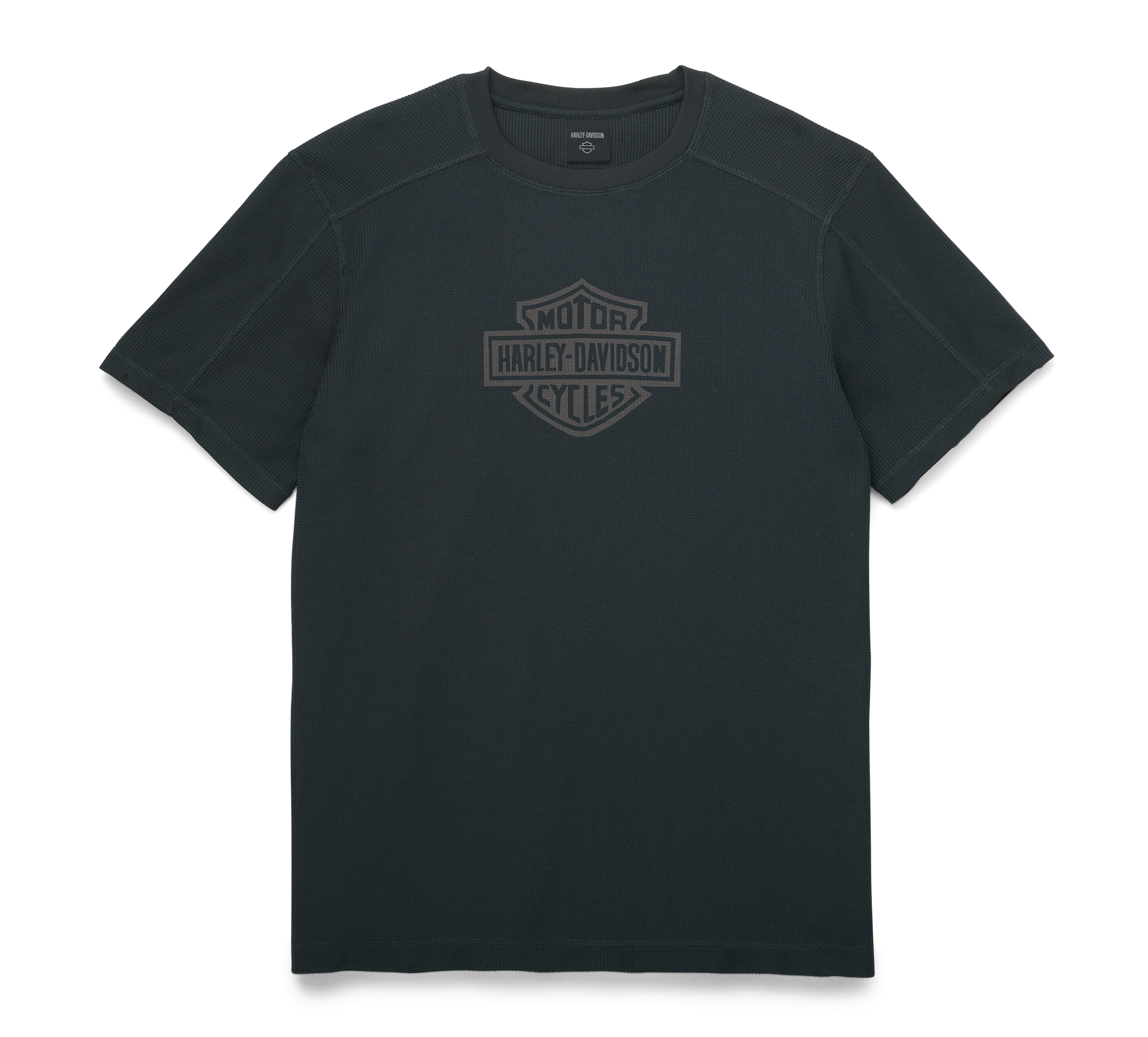 Harley-Davidson Men's Black Label HDMC Classic Short Sleeve Shirt Black 30291530